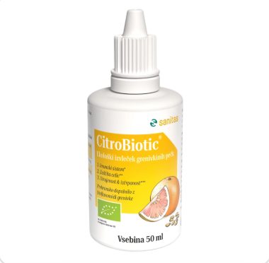 CitroBiotic® EKO izvleček iz grenivkinih pečk 50 ml